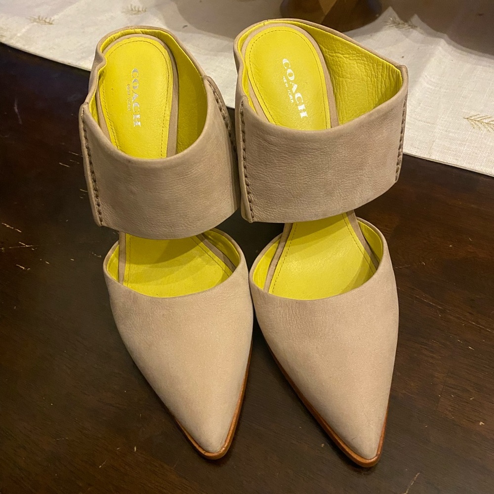 Coach Mule Heels
